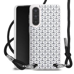 New Carry Case Transparent Stoff schwarz/silber