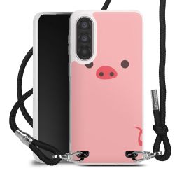 New Carry Case Transparent Stoff schwarz/silber