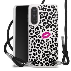 New Carry Case Transparent Stoff schwarz/silber