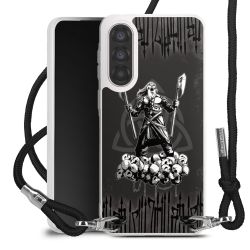 New Carry Case Transparent Stoff schwarz/silber