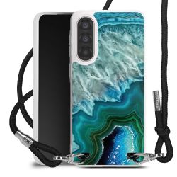 New Carry Case Transparent Stoff schwarz/silber