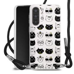 New Carry Case Transparent Stoff schwarz/silber