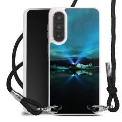 New Carry Case Transparent Stoff schwarz/silber