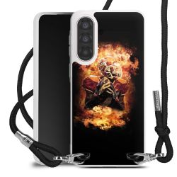 New Carry Case Transparent Stoff schwarz/silber