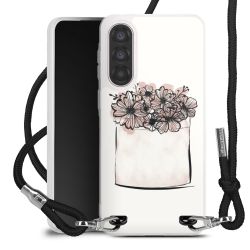 New Carry Case Transparent Stoff schwarz/silber