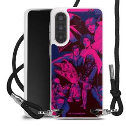 New Carry Case Transparent Stoff schwarz/silber