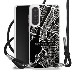 New Carry Case Transparent Stoff schwarz/silber