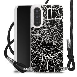 New Carry Case Transparent Stoff schwarz/silber