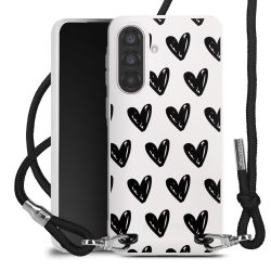 New Carry Case Transparent Stoff schwarz/silber