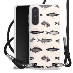 New Carry Case Transparent Stoff schwarz/silber