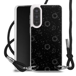 New Carry Case Transparent Stoff schwarz/silber