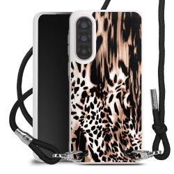 New Carry Case Transparent Stoff schwarz/silber