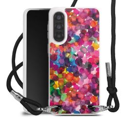 New Carry Case Transparent Stoff schwarz/silber