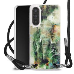 New Carry Case Transparent Stoff schwarz/silber