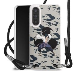 New Carry Case Transparent Stoff schwarz/silber