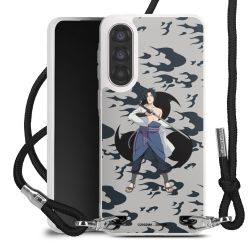 New Carry Case Transparent Stoff schwarz/silber