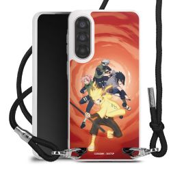 New Carry Case Transparent Stoff schwarz/silber