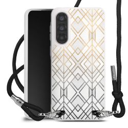 New Carry Case Transparent Stoff schwarz/silber