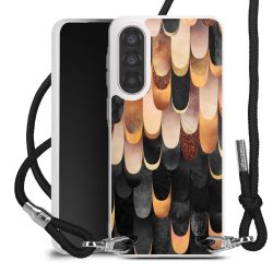 New Carry Case Transparent Stoff schwarz/silber