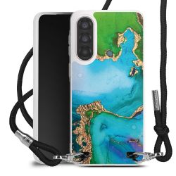 New Carry Case Transparent Stoff schwarz/silber