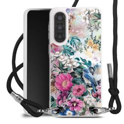 New Carry Case Transparent Stoff schwarz/silber