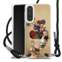 New Carry Case Transparent Stoff schwarz/silber