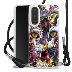 New Carry Case Transparent Stoff schwarz/silber