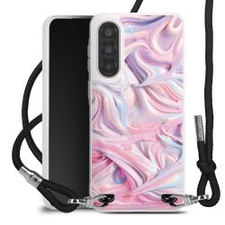 New Carry Case Transparent Stoff schwarz/silber