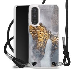 New Carry Case Transparent Stoff schwarz/silber