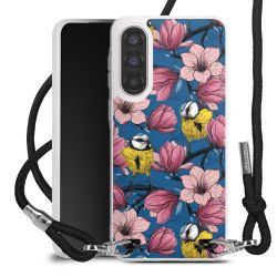 New Carry Case Transparent Stoff schwarz/silber