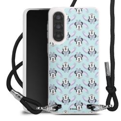 New Carry Case Transparent Stoff schwarz/silber