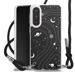 New Carry Case Transparent Stoff schwarz/silber