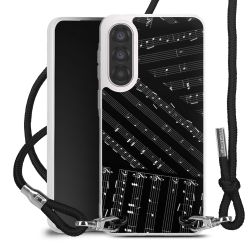 New Carry Case Transparent Stoff schwarz/silber