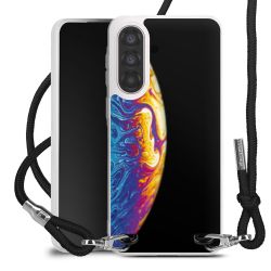 New Carry Case Transparent Stoff schwarz/silber