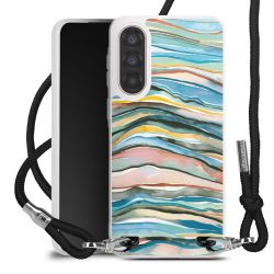 New Carry Case Transparent Stoff schwarz/silber