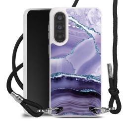 New Carry Case Transparent Stoff schwarz/silber