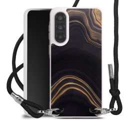 New Carry Case Transparent Stoff schwarz/silber