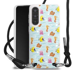 New Carry Case Transparent Stoff schwarz/silber