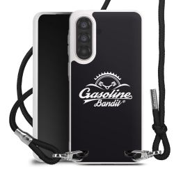 New Carry Case Transparent Stoff schwarz/silber