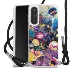 New Carry Case Transparent Stoff schwarz/silber