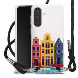 New Carry Case Transparent Stoff schwarz/silber