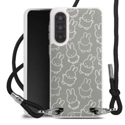 New Carry Case Transparent Stoff schwarz/silber