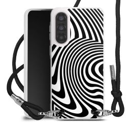 New Carry Case Transparent Stoff schwarz/silber