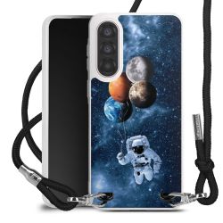 New Carry Case Transparent Stoff schwarz/silber