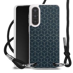 New Carry Case Transparent Stoff schwarz/silber