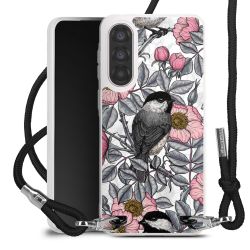 New Carry Case Transparent Stoff schwarz/silber