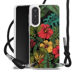 New Carry Case Transparent Stoff schwarz/silber