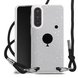 New Carry Case Transparent Stoff schwarz/silber