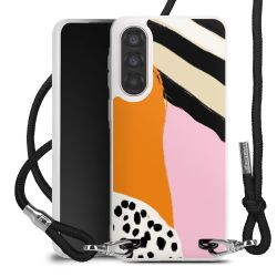 New Carry Case Transparent Stoff schwarz/silber