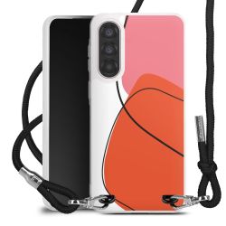 New Carry Case Transparent Stoff schwarz/silber